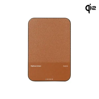 Native union (re)classic power bank 5000mah qi2 _ Tan